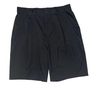 Under Armour Mens Black Performance Golf Shorts Size 34 Flat Front Athletic